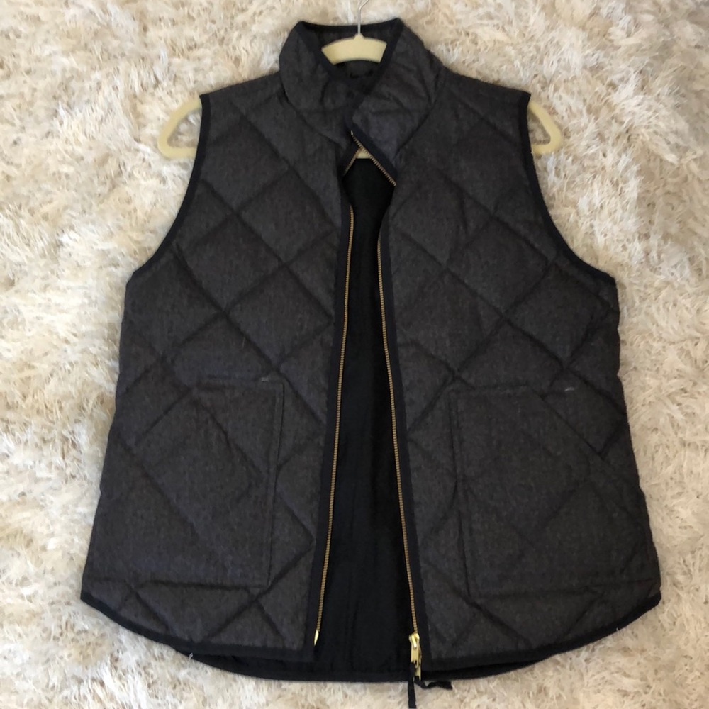 J Crew quilted puffer vest